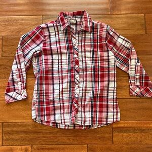 Southern Lady Size Small Shirt in Red White and Blue